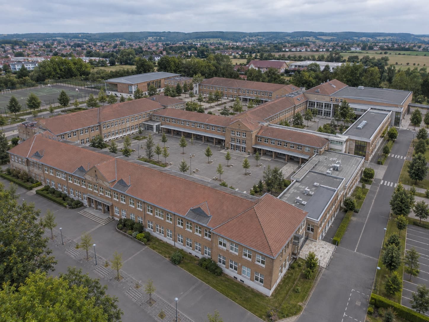 Inspection de toiture par drone après un effondrement