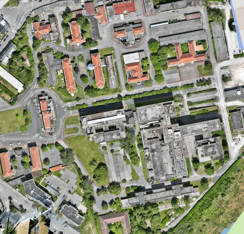 Orthophotoplan géoréférencé livrable drone