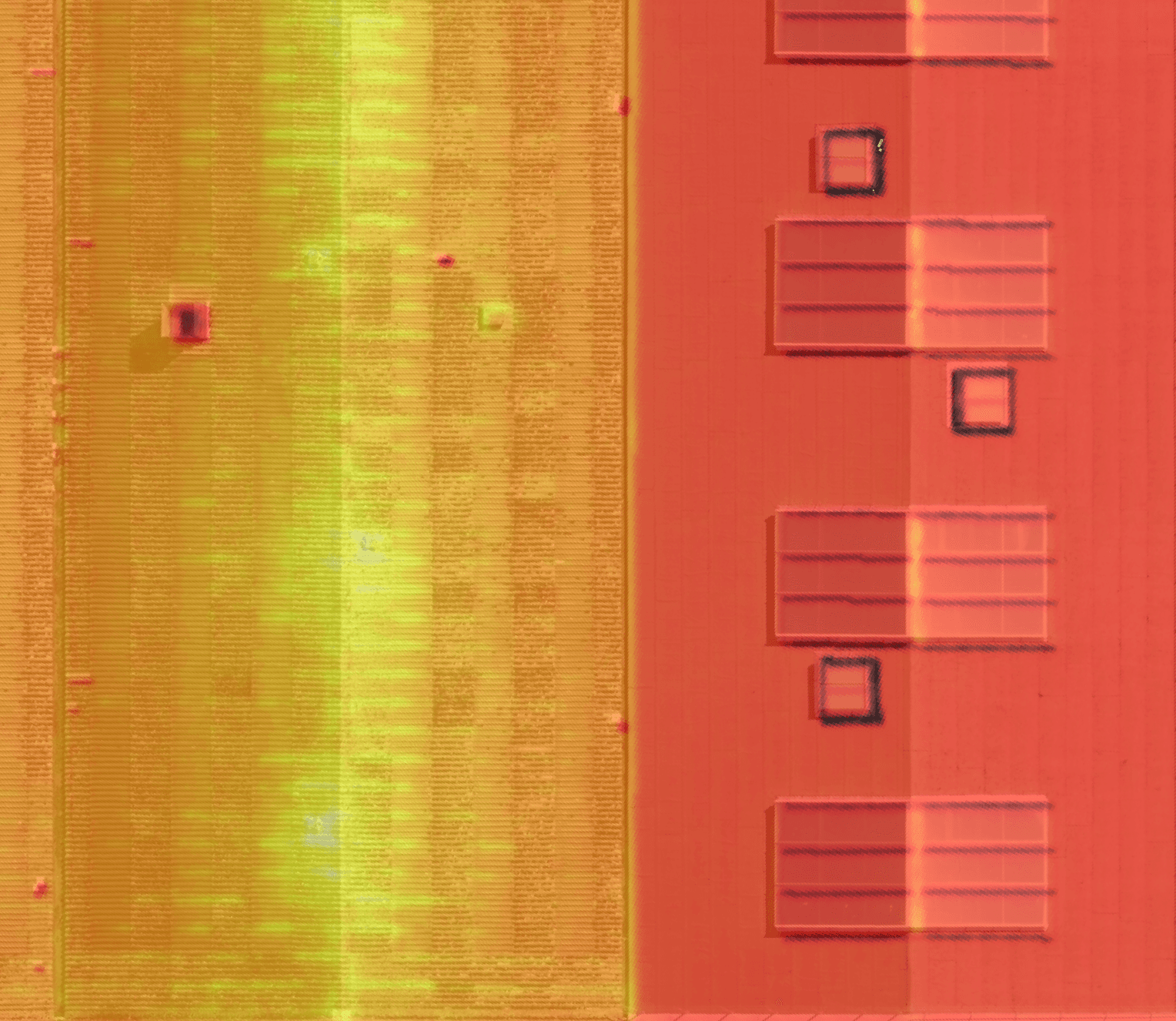 Comparaison de campagnes thermiques dans le temps sur un même site