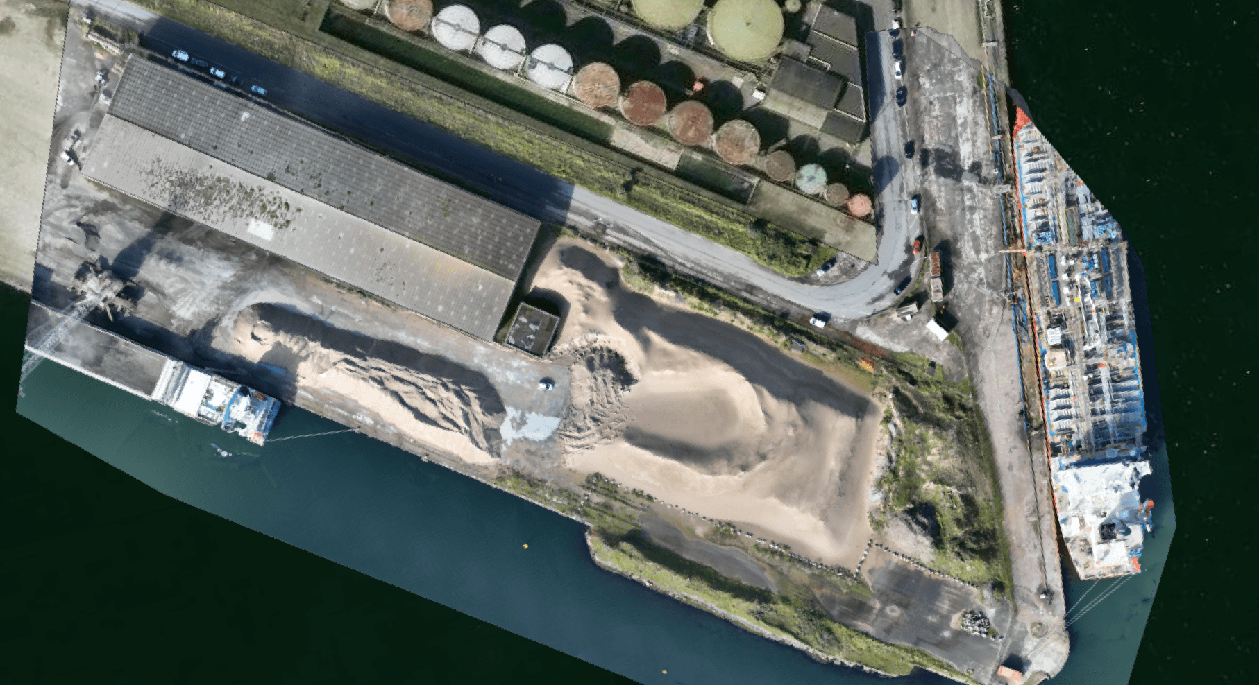Ports, vrac et logistique matériaux