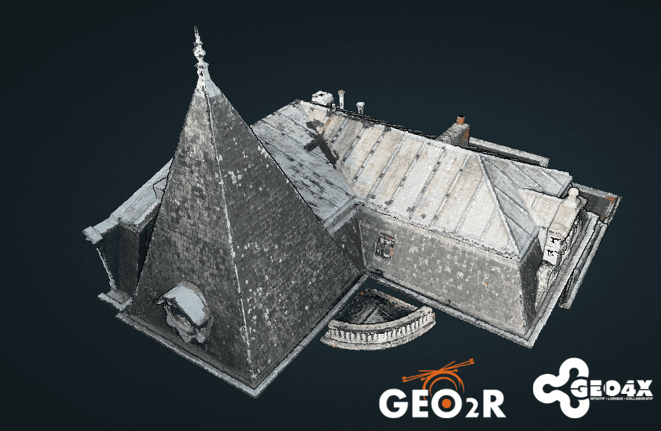 Inspection de toiture par drone GEO2R