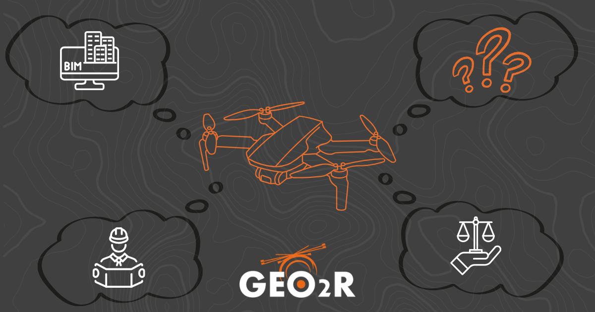 GEO2R – Domaines d’application du drone professionnel Bannière GEO2R - Blog géotechnique et géoréférencement